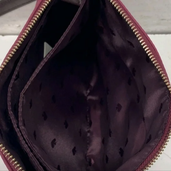 Kate Spade Triple Gusset Nylon Crossbody Bag. - Picture 5 of 8